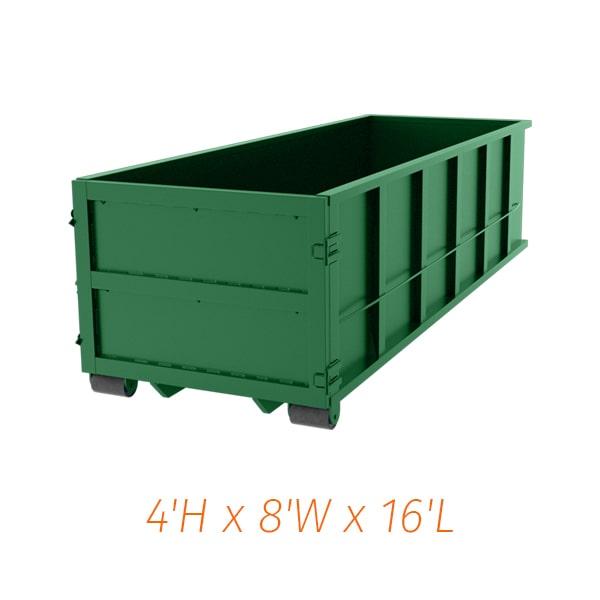 to make the most of your fifteen yard dumpster rental, it is recommended to load it evenly and compactly, starting with bulky items on the bottom and layering smaller items on top